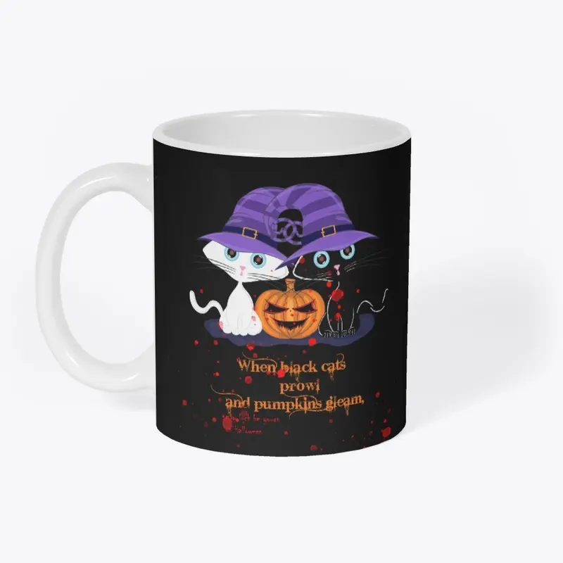 Spooky Cat Halloween Tee